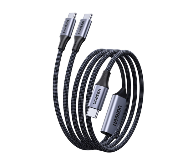 UGREEN Kabel 2w1 USB-C do 2x USB-C L533 140W 480 Mbps 2m - 1489026 - zdjęcie 6